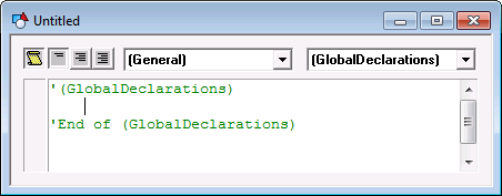Global Declarations